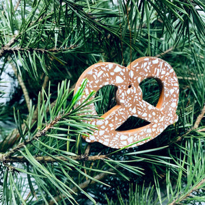 Weihnachtsanhänger, Weihnachtsbaumschmuck Brezel