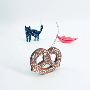 Weihnachtsanhänger, Weihnachtsbaumschmuck Terrazzo