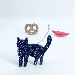Weihnachstbaumschmuck, Weihnachtsanhänger Katze