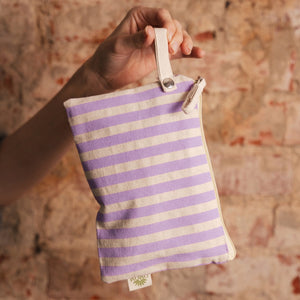 Zippertasche biobaumwolle, Kosmetiktäschchen