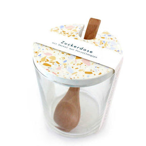 Zuckerdose mit Terrazzodeckel