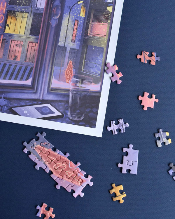 Fallender Schnee – 1000-Teile-Puzzle