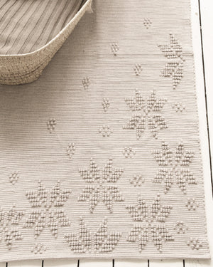 kleiner Teppich Schneeflocke