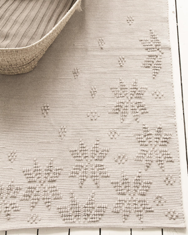 kleiner Teppich Schneeflocke